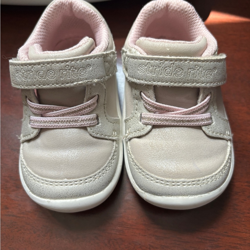 Stride Rite Pink and Gray Kids Shoes